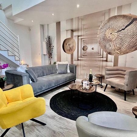 Duplex Design 6P - Acces Jardin Et Parking Gratuit Villa Malakoff Bagian luar foto