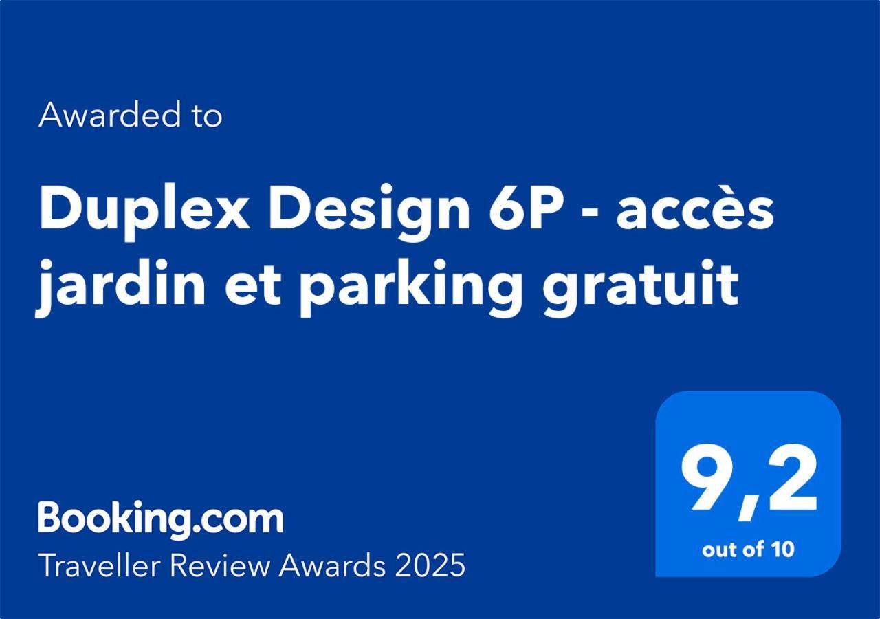 Duplex Design 6P - Acces Jardin Et Parking Gratuit Villa Malakoff Bagian luar foto